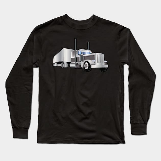 trucking shirt Long Sleeve T-Shirt by kenjones